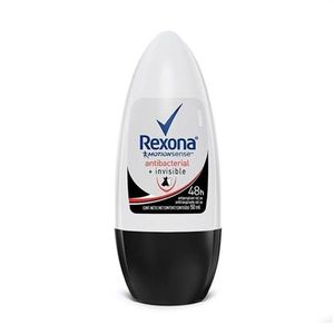 Desodorante Feminino Rexona Antibacterial + Invisible Roll-On 50ml