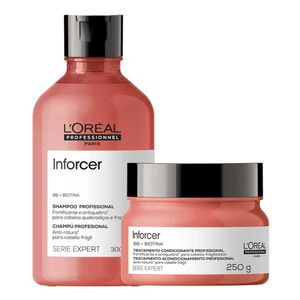 Kit L'oréal Professional Inforcer Shampoo + Máscara