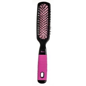 Escova de Cabelo Ricca Black e Pink Reta 2410