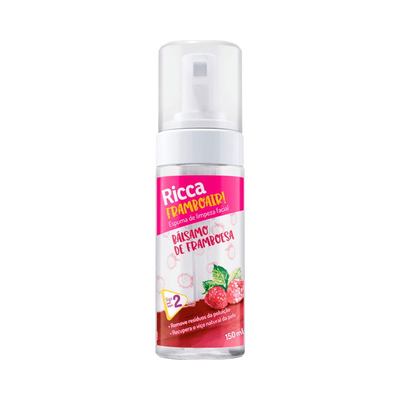 espuma-de-limpeza-facial-ricca-balsamo-de-framboesa-150ml-1