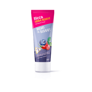 Loção Hidratante Facial Ricca Hidra Berry! Blend de Berries 50g