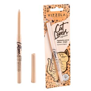 Lapiseira para Olhos Vizzela Cat Lovers Bege