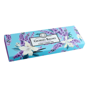 Kit Sabonete em Barra Giorno Bagno Lavanda & Vanilla 3 Unidades 100g