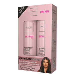 Kit Capilar Shampoo e Condicionador Cadiveu Essentials Quartzo Shine By Boca Rosa 250ml