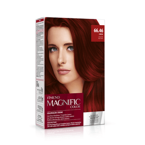 Coloração Creme Amend Magnific Color 66.46 Cereja 200g