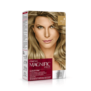 Coloração Creme Amend Magnific Color 8 Louro Claro 200g