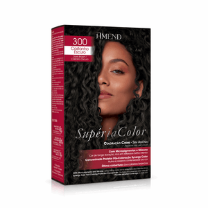 Tonalizante Capilar Amend Supéria Color 300 Castanho Escuro