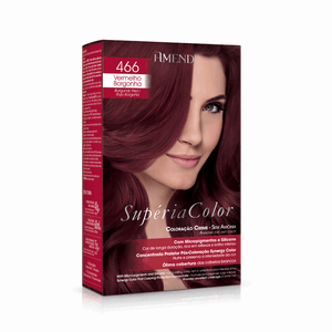 Tonalizante Capilar Amend Supéria Color 466 Vermelho Borgonha
