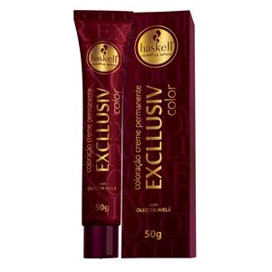 Tintura Capilar Haskell Excllusiv Color 7.44 Louro Médio Cobre Intenso 50g