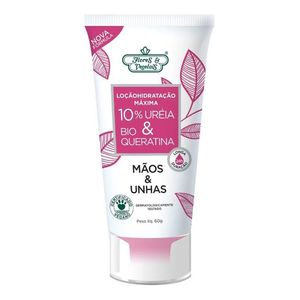 Loção Hidratação Máxima  Flores & Vegetais Uréia 10% e Bio Queratina 60g