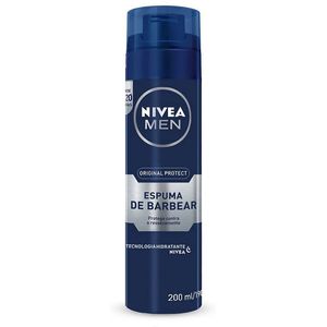 Espuma de Barbear Nivea Men Original Protect Hidratante 200ml