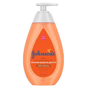 Sabonete Liquido Corporal e Facial Johnson's Baby Cabeça aos Pés 400ml