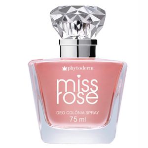 Perfume Feminino Phytoderm Miss Rose Deo Colônia 75ml