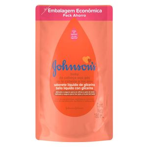 Sabonete Líquido Johnson's Baby Cabeça aos Pés Refil 180ml