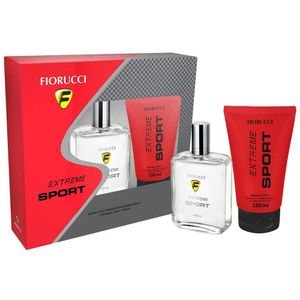 Kit Perfume Masculino Fiorucci Extreme Sport Deo Colônia + Shampoo 3 em 1 150ml