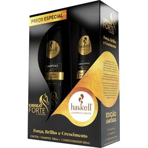 Kit Haskell Shampoo + Condicionador Cavalo Forte 500ml