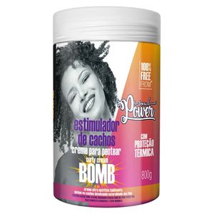 Creme para Pentear Soul Power Curly Cream Bomb Potão 800g