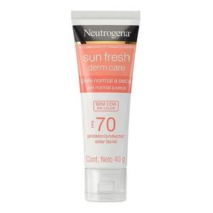Protetor Solar Facial Neutrogena FPS70 Sun Fresh Dry Skin Sem Cor 40g