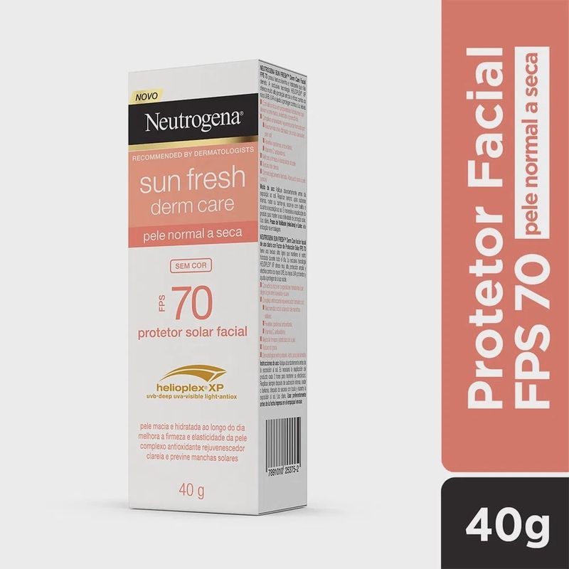 7891010253752-Protetor-Solar-Facial-Neutrogena-FPS70-Sun-Fresh-Dry-Skin-Sem-Cor-40g-2