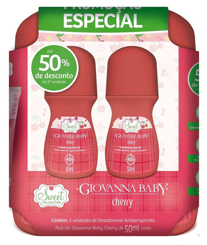 Giovanna Baby Lovely Desodorante Rollon 50ml (Kit C/12) em Promoção na  Americanas