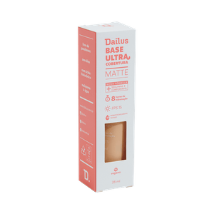 Base Líquida Dailus Ultra Cobertura D3 Claro 28ml