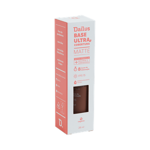 Base Líquida Dailus Ultra Cobertura D12 Escuro 28ml