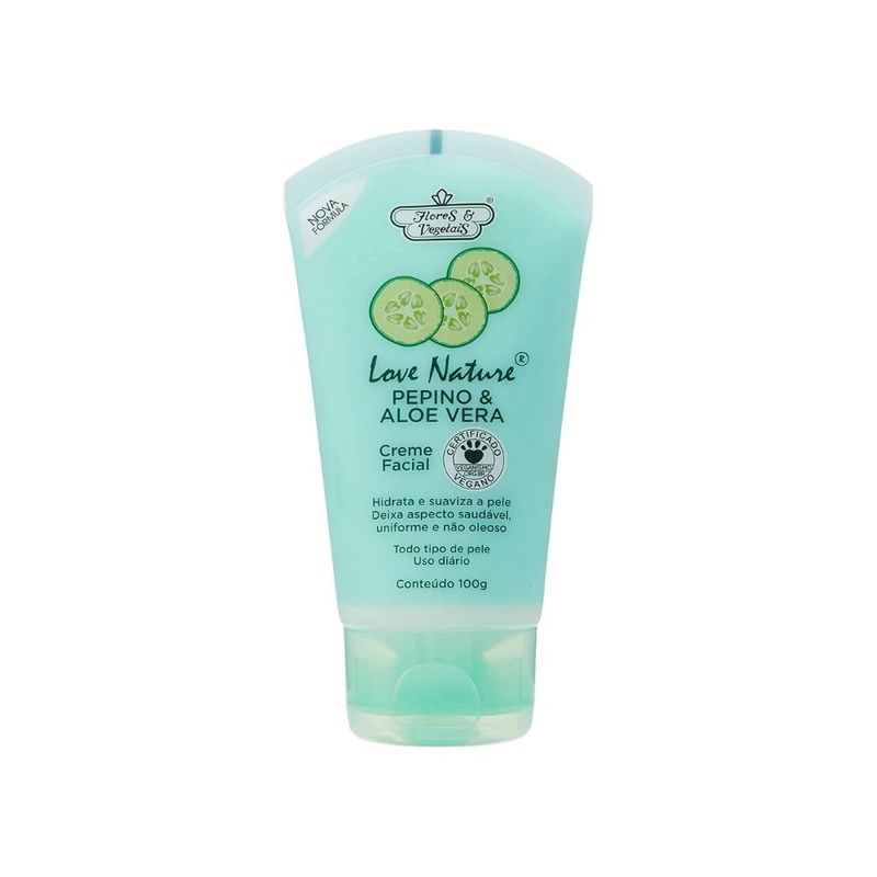 7896671600877-Creme-Facial-Flores-Vegetais-Pepino-e-Aloe-Vera-100g-1
