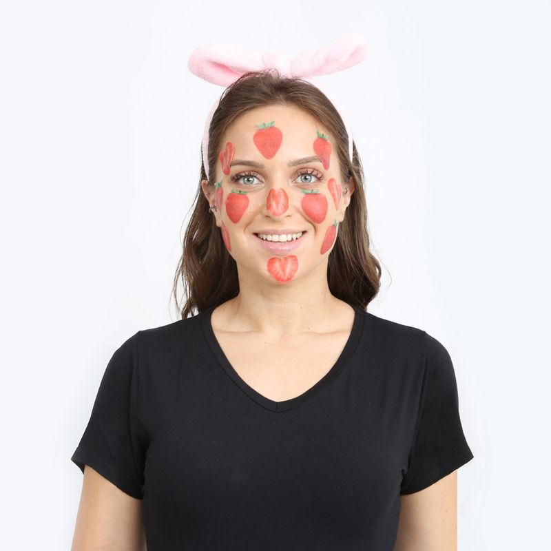 8809328321109-Mascara-Facial-Kocostar-de-Morango-em-Fatias-12-Unidades-4