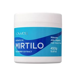 Máscara Capilar Lowell Alto Impacto Extrato de Mirtilo Blueberry Extract 450g