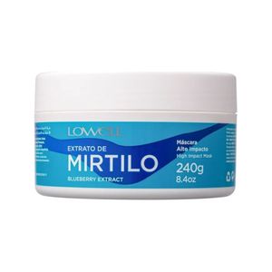 Máscara Capilar Lowell Alto Impacto Extrato de Mirtilo Blueberry Extract 240g