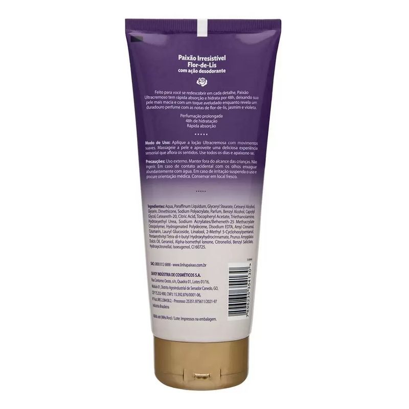 7896235354130-Locao-Hidratante-Paixao-Ultracremosa-Irresistivel-Flor-de-Lis-200ml-5