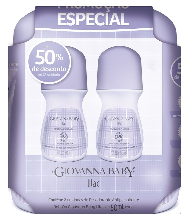 Giovanna Baby Lovely Desodorante Rollon 50ml (Kit C/12) em Promoção na  Americanas