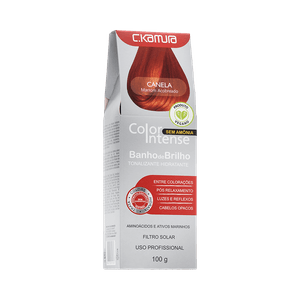 Tonalizante Capilar Hidratante C.Kamura Color Intense Canela Marrom Acobreado 100g