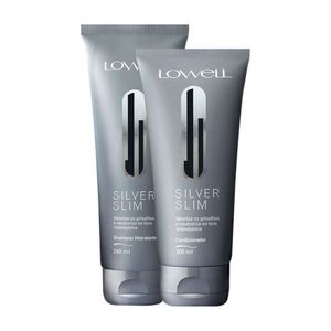 Shampoo + Condicionador Lowell Silver Slim Kit Com 2 Produtos