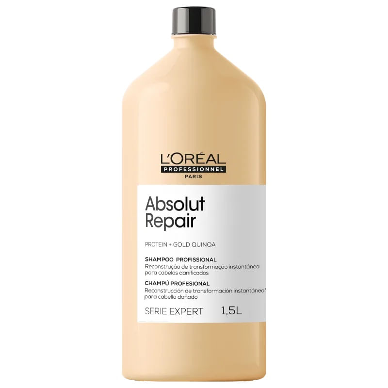 7899706189620-Shampoo-LOreal-Professionnel-Absolut-Repair-Gold-Quinoa---Protein-15L-1