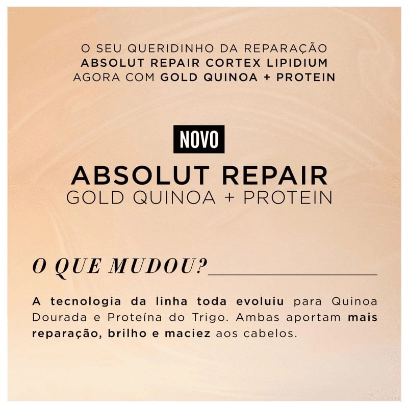 7899706189620-Shampoo-LOreal-Professionnel-Absolut-Repair-Gold-Quinoa---Protein-15L-2