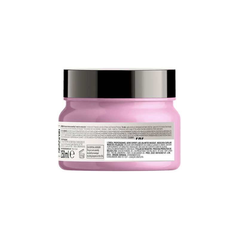 3474636975983-Mascara-Capilar-LOreal-Professionnel-Liss-Unlimited-250g-2