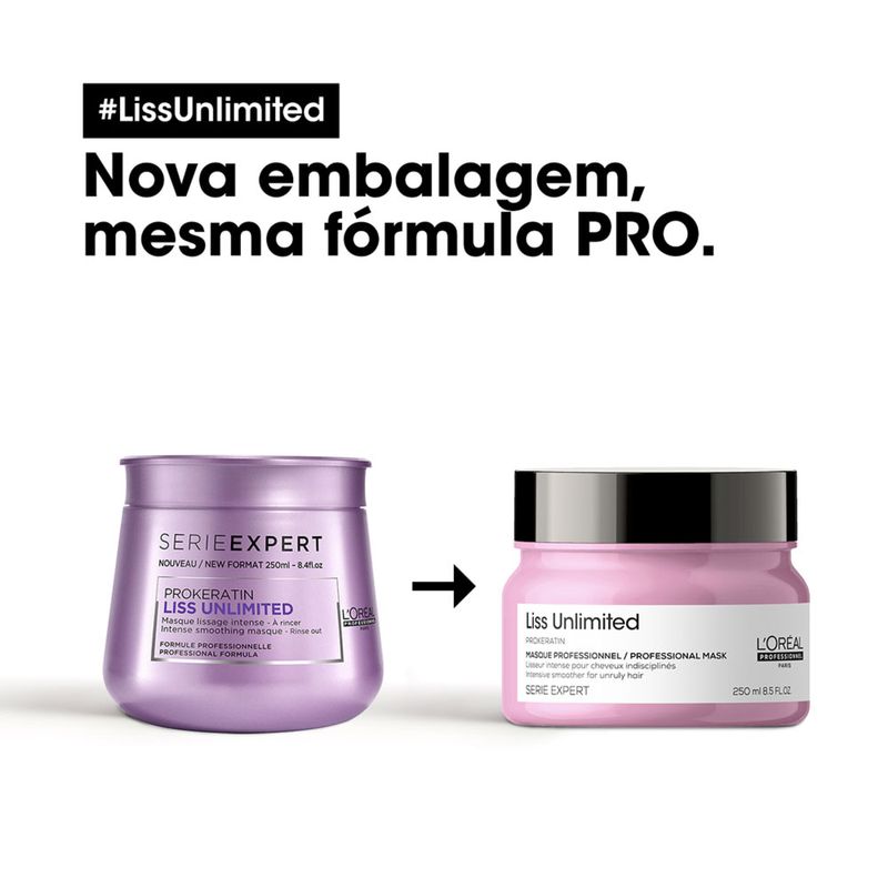 3474636975983-Mascara-Capilar-LOreal-Professionnel-Liss-Unlimited-250g-3