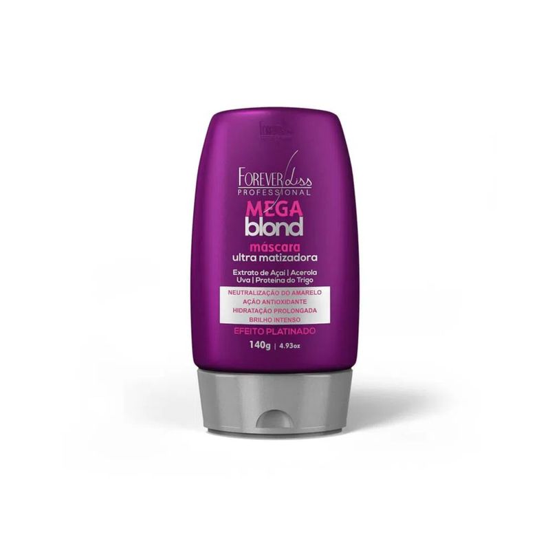 7908038600793-Mascara-Capilar-Matizadora-Forever-Liss-Mega-Blond-Ultra-140g-1