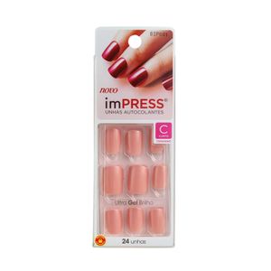 Unhas Postiças Kiss New York ImPRESS Curta Summer Love 24 Unidades