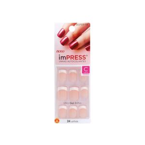 Unhas Posticas Kiss New York ImPRESS Curta Rock It 24 Unidades