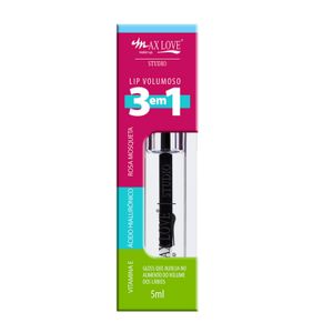 Gloss Labial Max Love Lip Vol 3 em 1 300