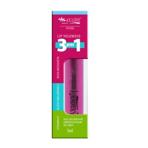 Gloss Labial Max Love Lip Vol 3 em 1 308