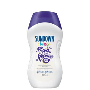 Protetor Solar Corporal Sundown Kids Praia e Piscina Kids Color FPS 60 120ml