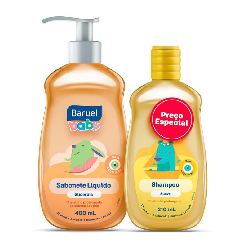 7896020162896-Kit-Baruel-Baby-Shampoo-Suave-400ml---Sabonete-Liquido-de-Glicerina-210ml--1-