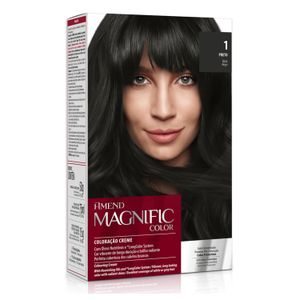 Coloração Creme Amend Magnific Color 1.0 Preto 200g