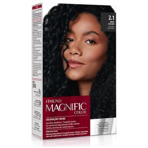 Coloração Creme Amend Magnific Color 2.1 Preto Azulado 200g