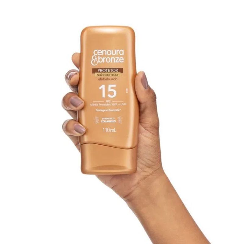 7896108560415-Protetor-Solar-Cenoura-e-Bronze-com-Cor-FPS15-Efeito-Dourado-110ml--3-