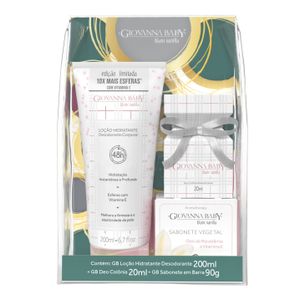 Kit Giovanna Baby Blanc Vanilla Loção Hidratante 200ml+Colônia+Sabonete