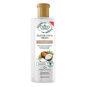 Shampoo Flores & Vegetais Óleo de Coco Virgem Anti-Frizz 310ml